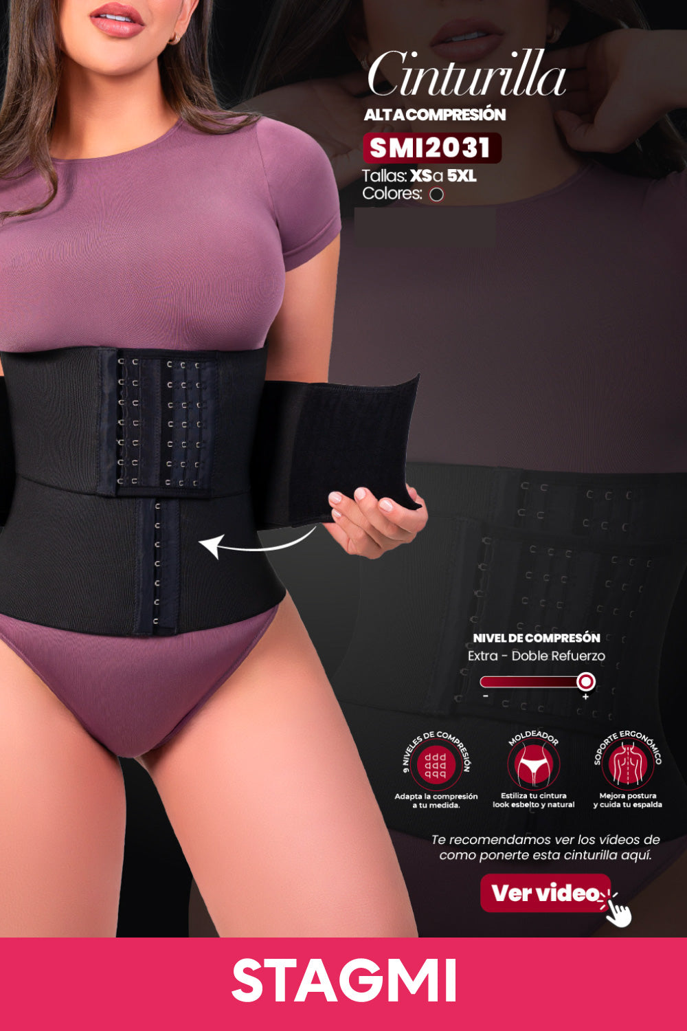 cinturilla extrema moldeadora ajustable – SMI2031