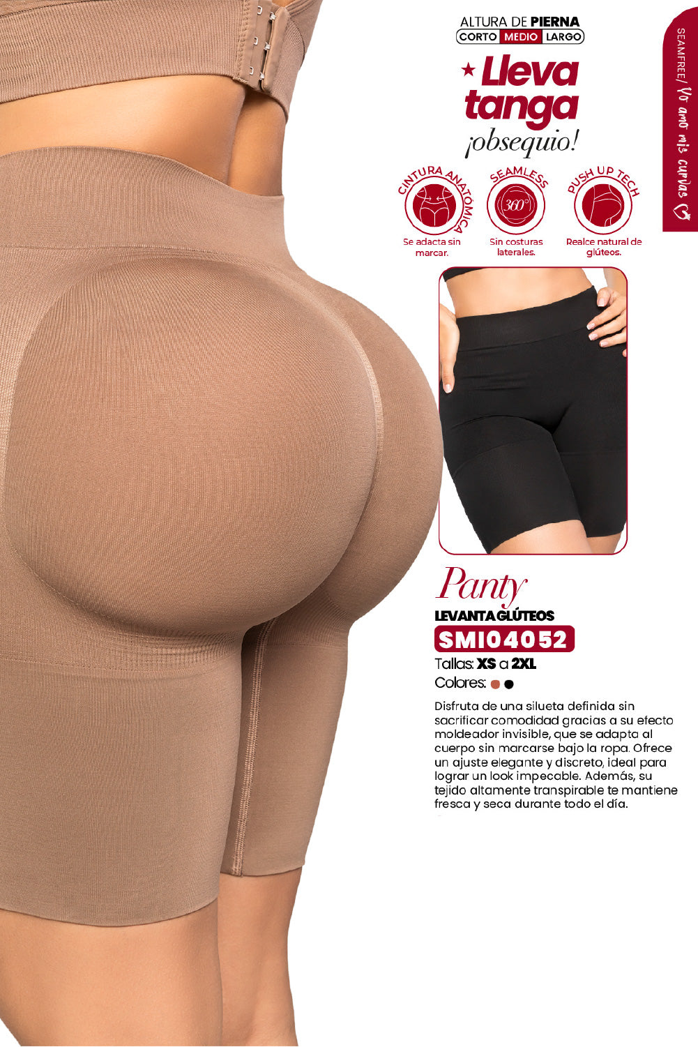 Short moldeador levanta glúteos – SMI04052