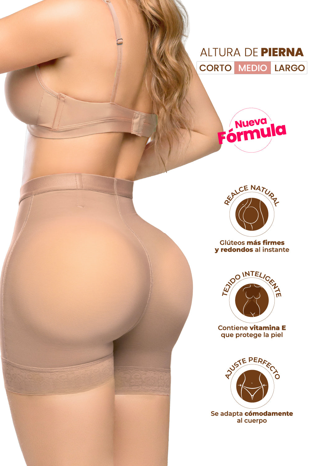 Short Moldeador Invisible SMI04000 Obsesión: Panty Levantacola Ultra Discreto