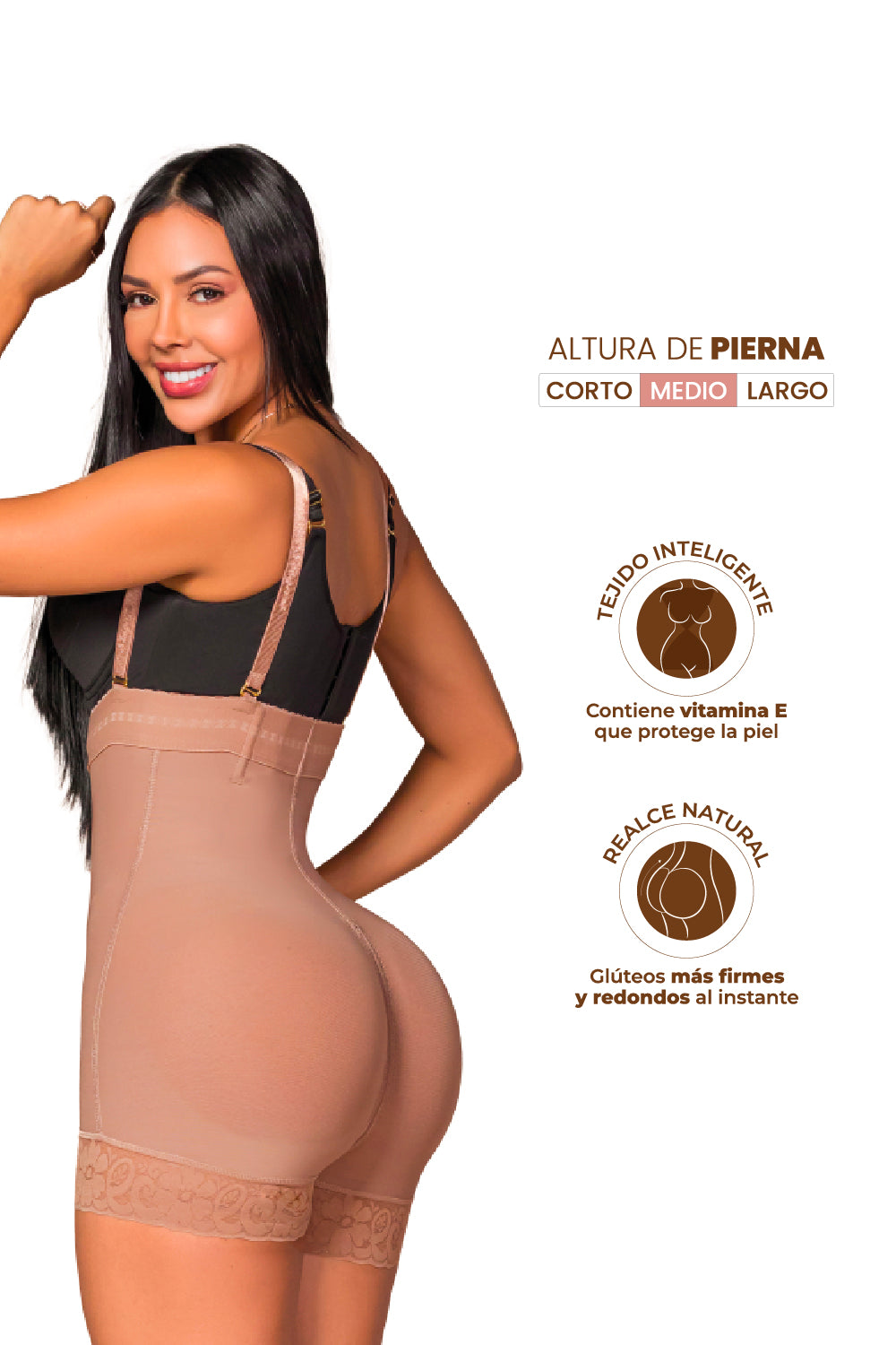 Faja Ultrainvisible SMI7151 SEXY – sin tirantes, soporte removible y moldeo invisible
