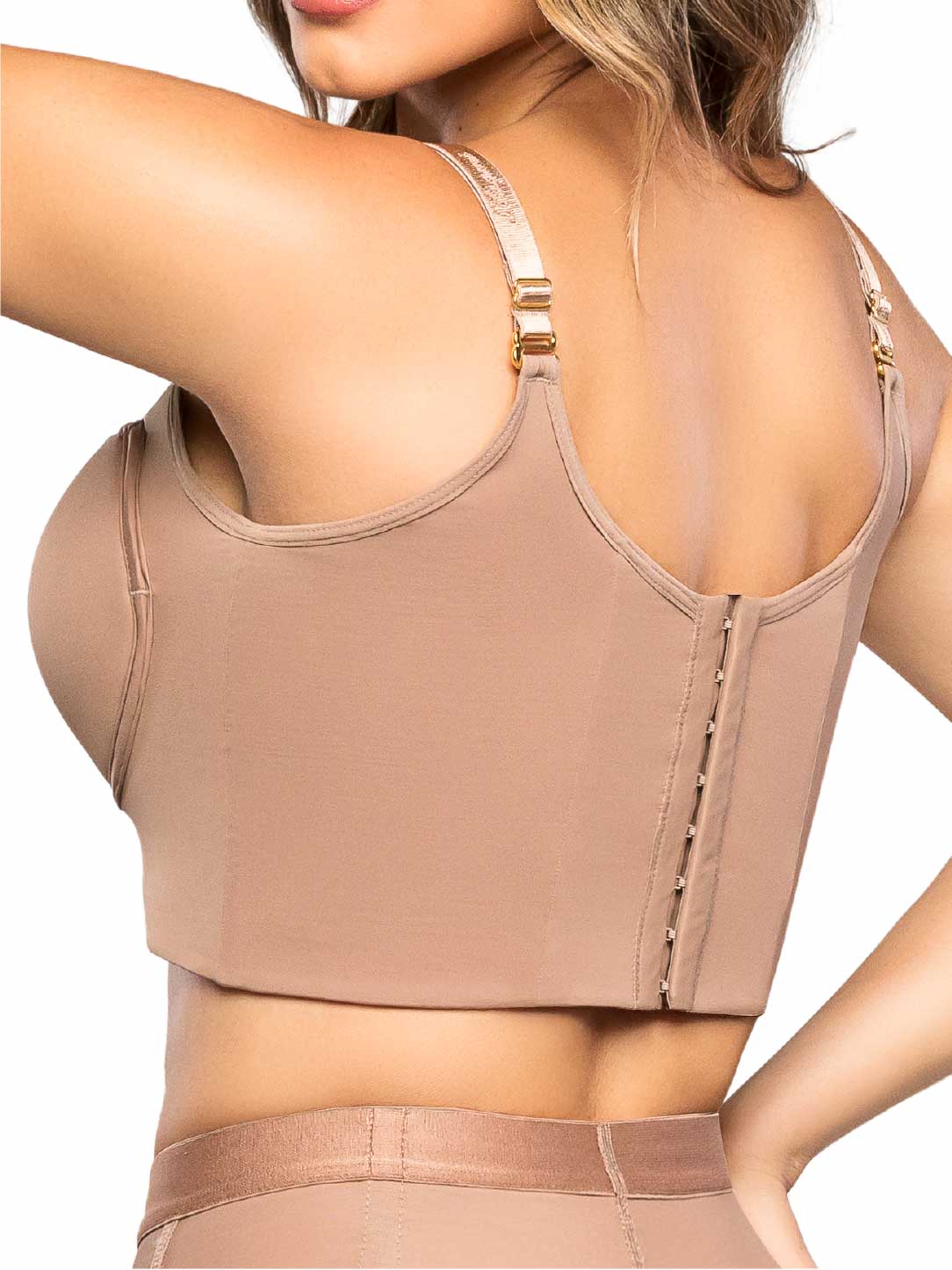 Brasier SMI03050 – Control espalda con encaje en escote