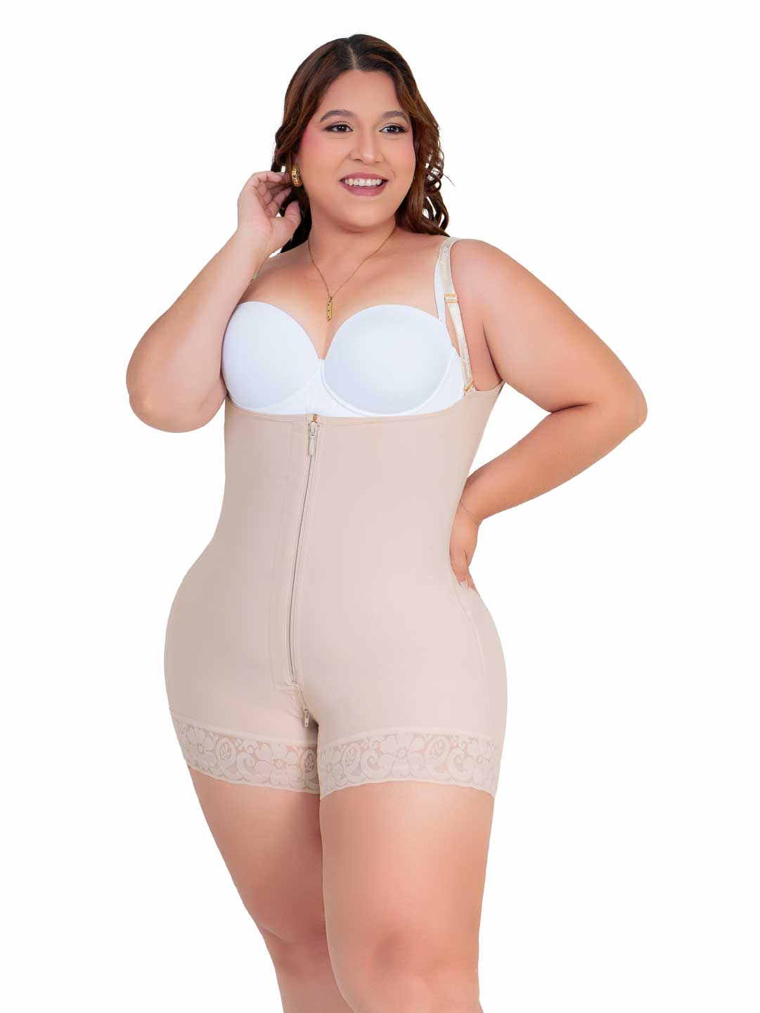 Faja Corta SMI7086 Ultrainvisible con Soporte Lateral Removible