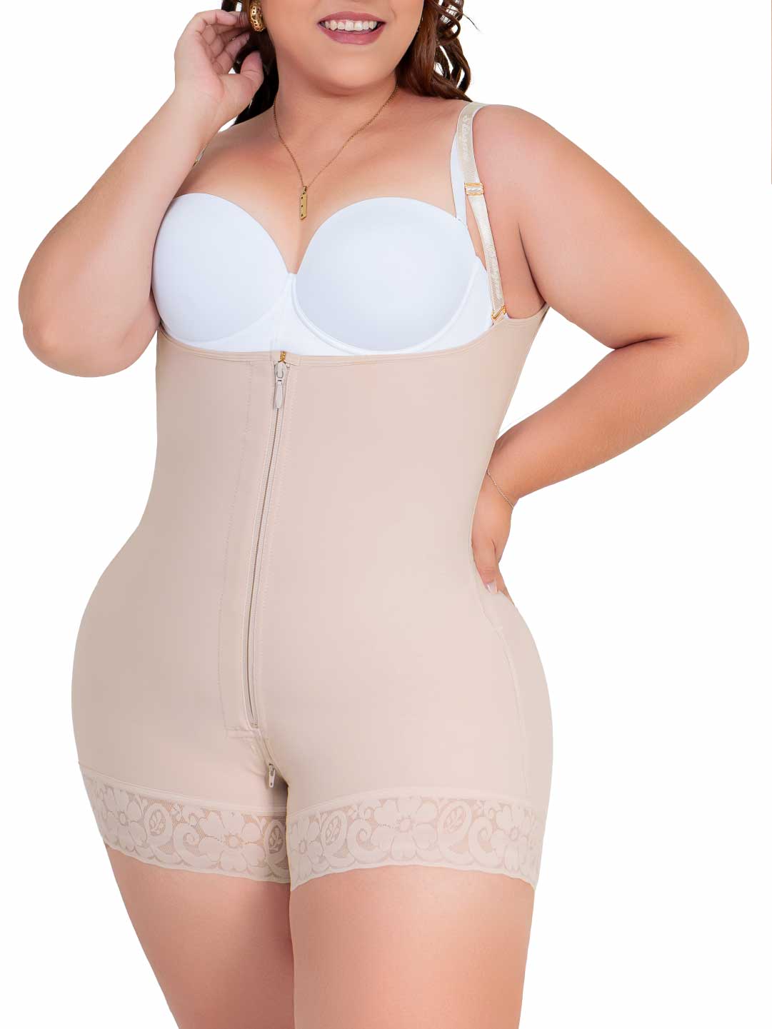 Faja Corta SMI7086 Ultrainvisible con Soporte Lateral Removible