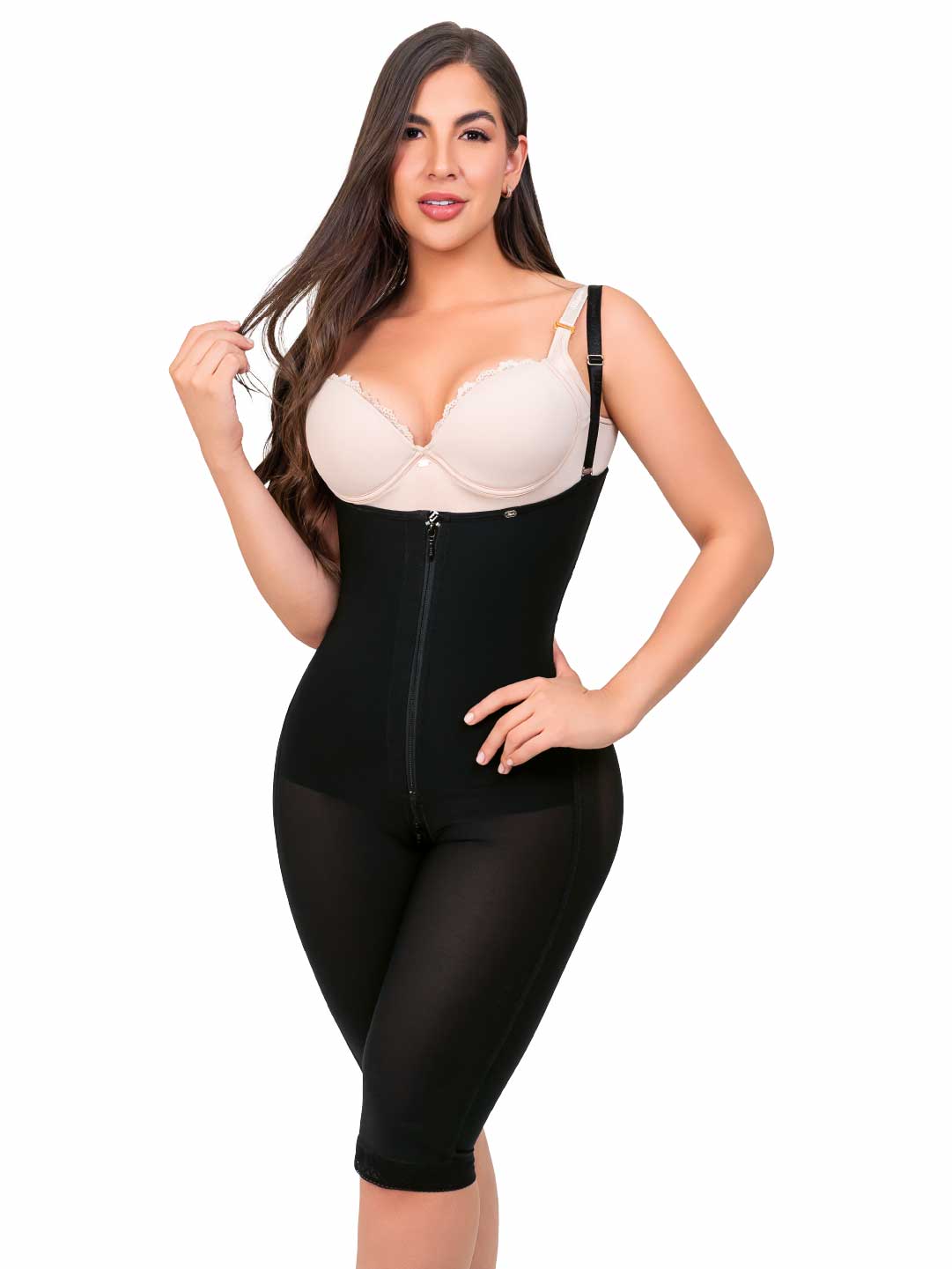 Faja Ultrainvisible SMI7087 LA GLAMUROSA – Largo hasta la rodilla, soporte removible y efecto lifting natural