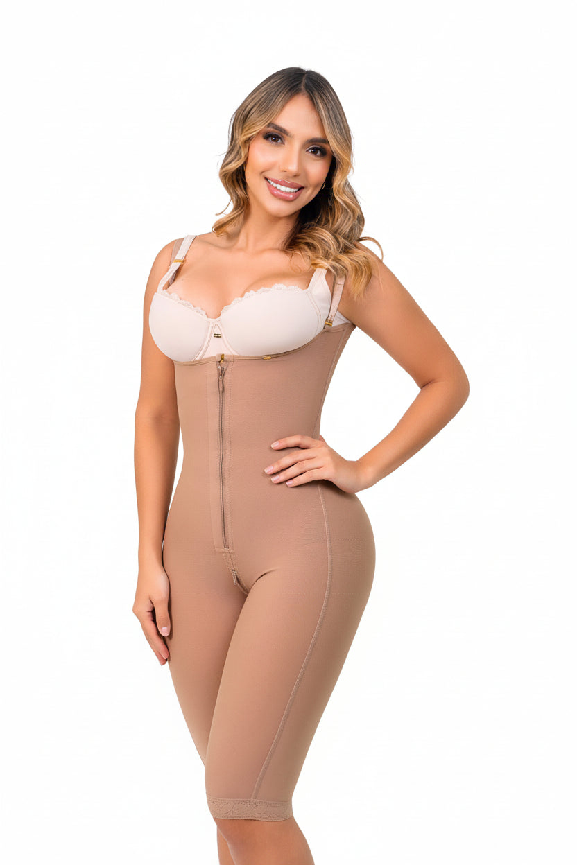 Faja Ultrainvisible SMI7087 LA GLAMUROSA – Largo hasta la rodilla, soporte removible y efecto lifting natural