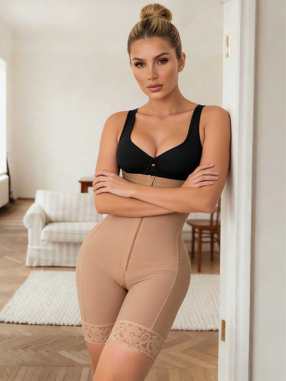 Faja Ultrainvisible Media Pierna sin Tirantes COQUETA SMI7097